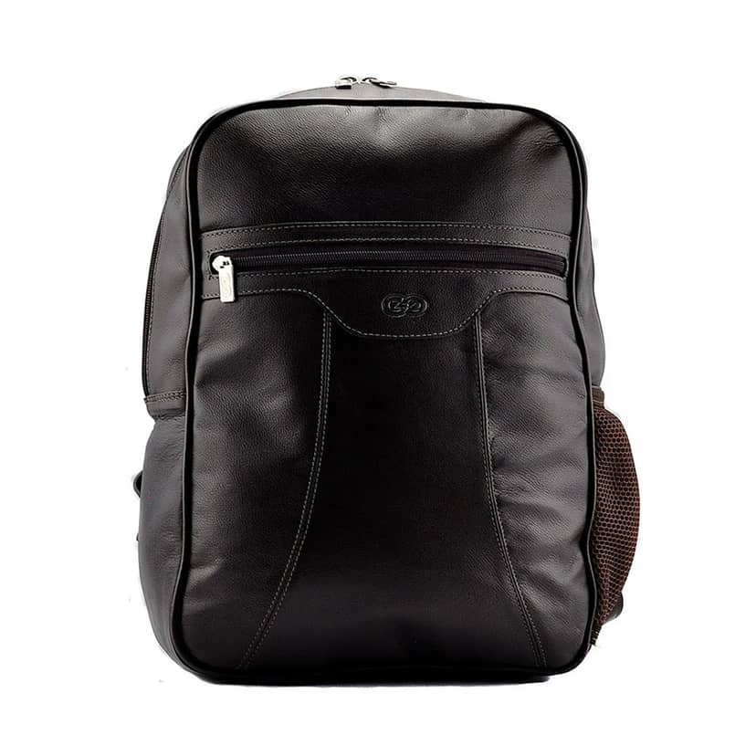 Mochila Ancona em Couro para Notebook 14 Polegadas Galvani